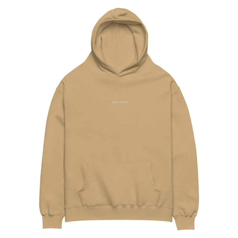 Proof of Life — Proof You Left the House Hoodie (Cream)